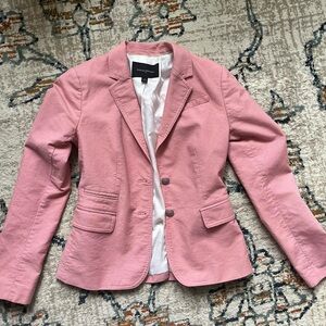 Pink textured & vintage banana republic blazer